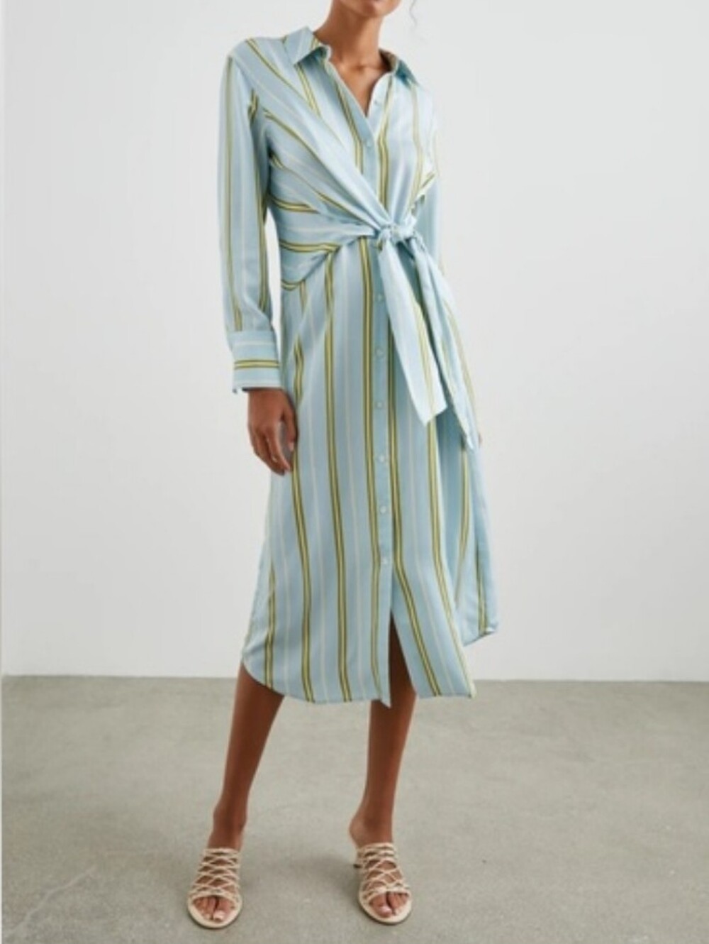 Rails Lacey Honeydew Stripe Dress